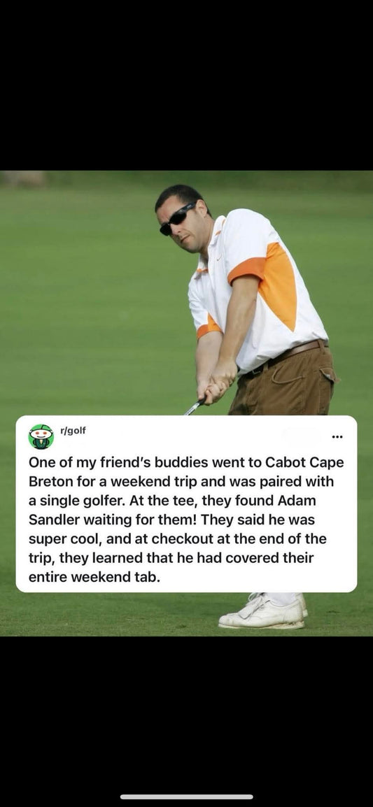 Adam Sandler doing Adam Sandler Things