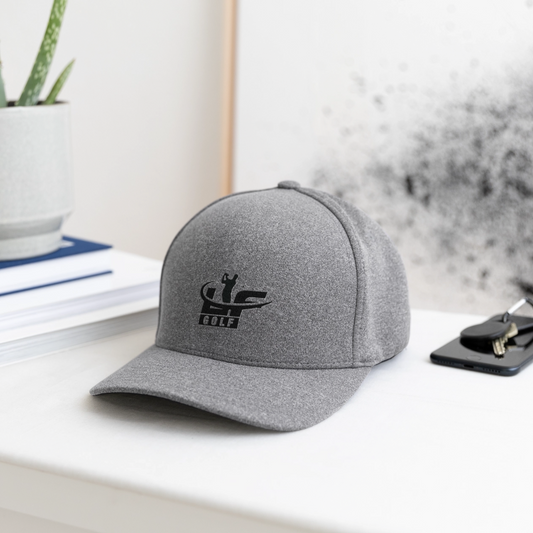 Flexfit  Melange Baseball Cap - light heather gray